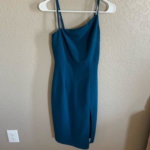 Lulus bodycon dress with slit size small